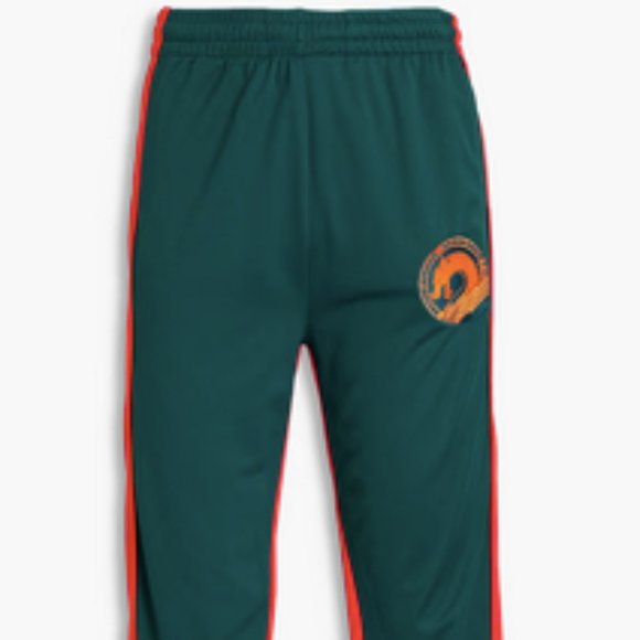 MCQ Track pants Two tone Stretch jersey Paneled Embroidered M - Picture 2 of 9